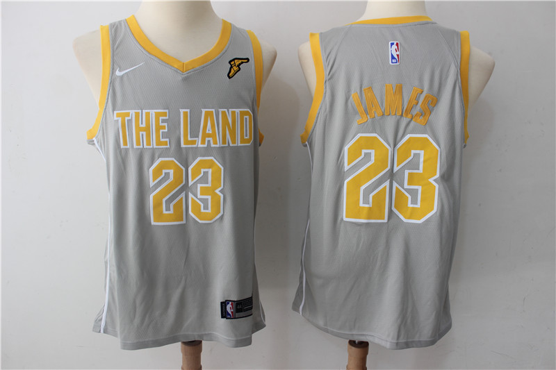Men Cleveland Cavaliers #23 James Grey New Nike Season NBA Jerseys